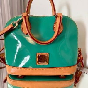 Dooney & Bourke Patent Leather Mini Zip Zip Satchel